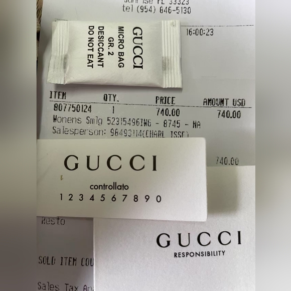 Gucci Ophidia Zip Around Wallet - Picture 16 of 16